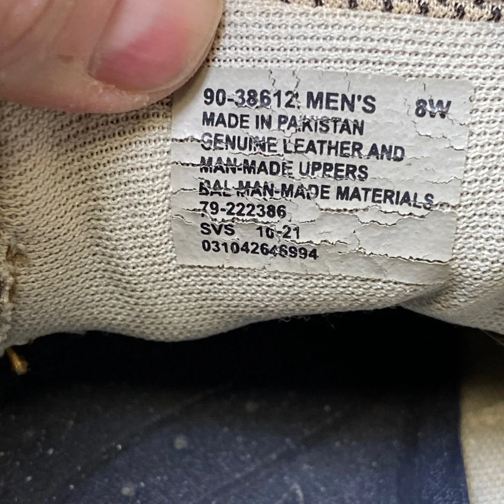 Dockers Mens 8W Tan Leather Boat Shoes Lace Up Casual Deck Shoes